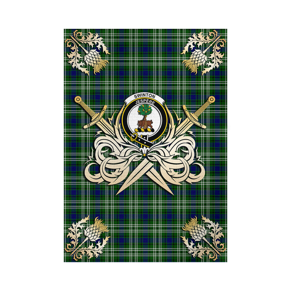 scottish-swinton-clan-crest-courage-sword-tartan-garden-flag