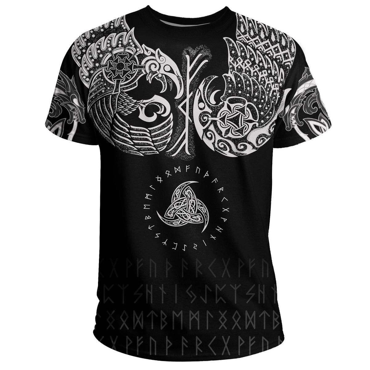 Viking T Shirt, Chest Tattoo All Over Print RLT12 - Wonder Print Shop