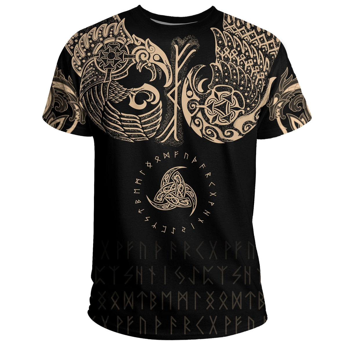 Viking T Shirt, Chest Tattoo All Over Print RLT12 - Wonder Print Shop