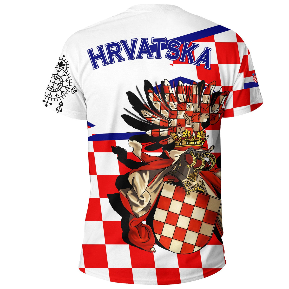 Croatia T Shirt Croatian Tattoo - Wonder Print Shop