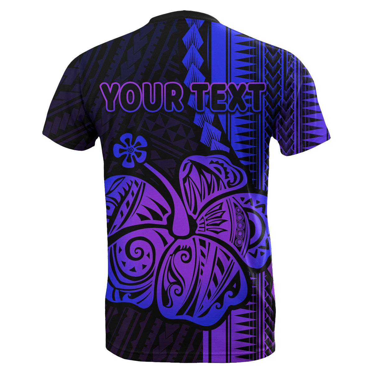 Custom Polynesian Hibiscus T Shirt Hawaiian Style No.3 LT6 - Wonder Print Shop