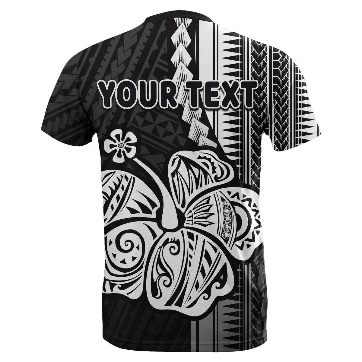 Custom Polynesian Hibiscus T Shirt Hawaiian Style No.4 LT6 - Wonder Print Shop