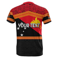 Custom Papua New Guinea T Shirt Flag Style LT6 - Wonder Print Shop