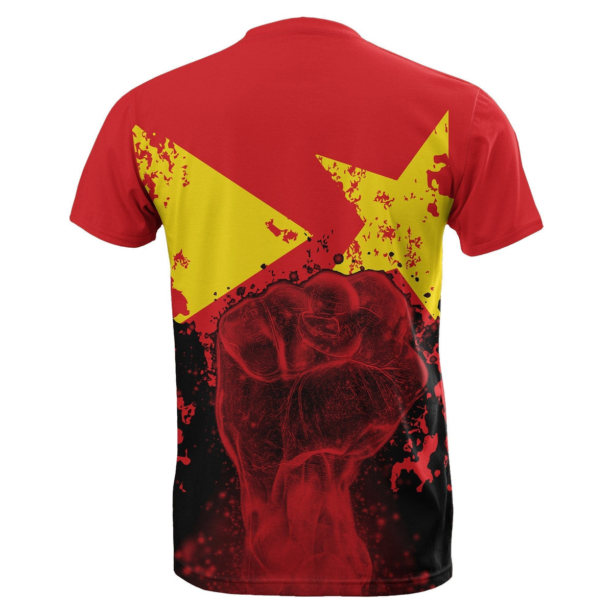 African Tigray T Shirt Tigray Flag Clenched Hand LT6 - Wonder Print Shop
