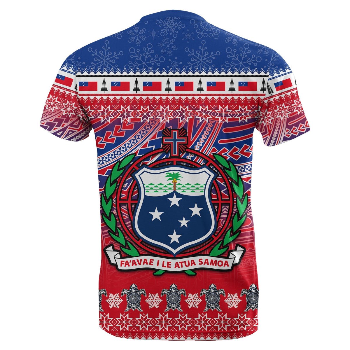 Samoa Christmas Manuia Le Kirisimasi T Shirt LT6 - Wonder Print Shop