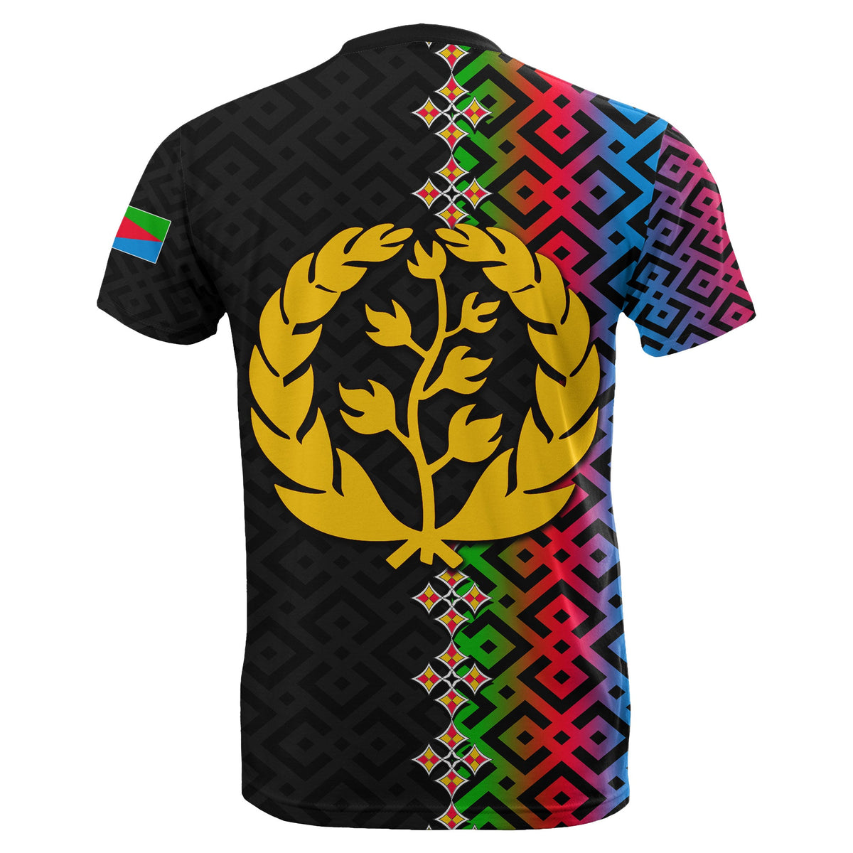 Eritrea T Shirt Gradient Color Flag LT6 - Wonder Print Shop