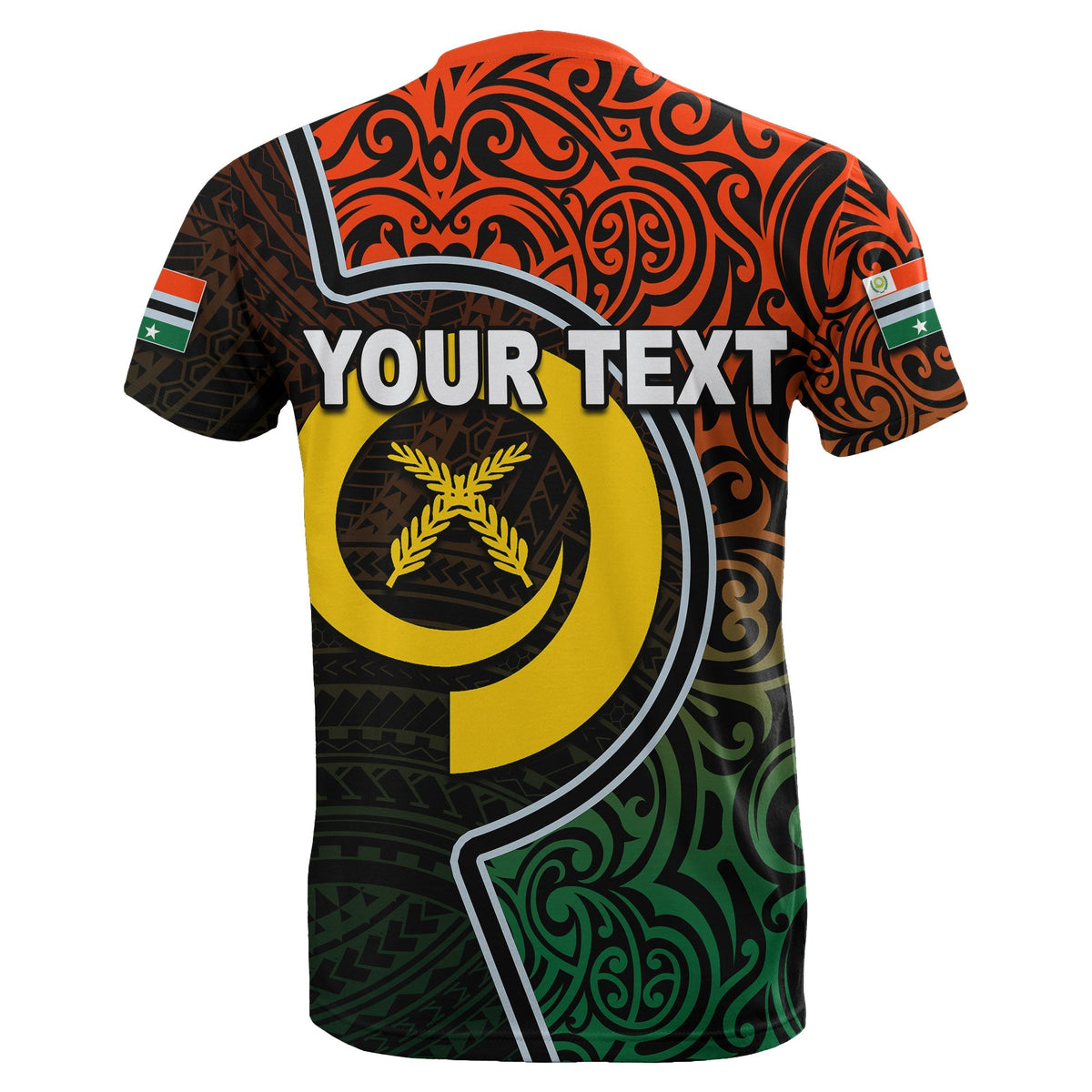 Custom Penama Province T Shirt Of Vanuatu Polynesian Flag Color LT6 - Wonder Print Shop