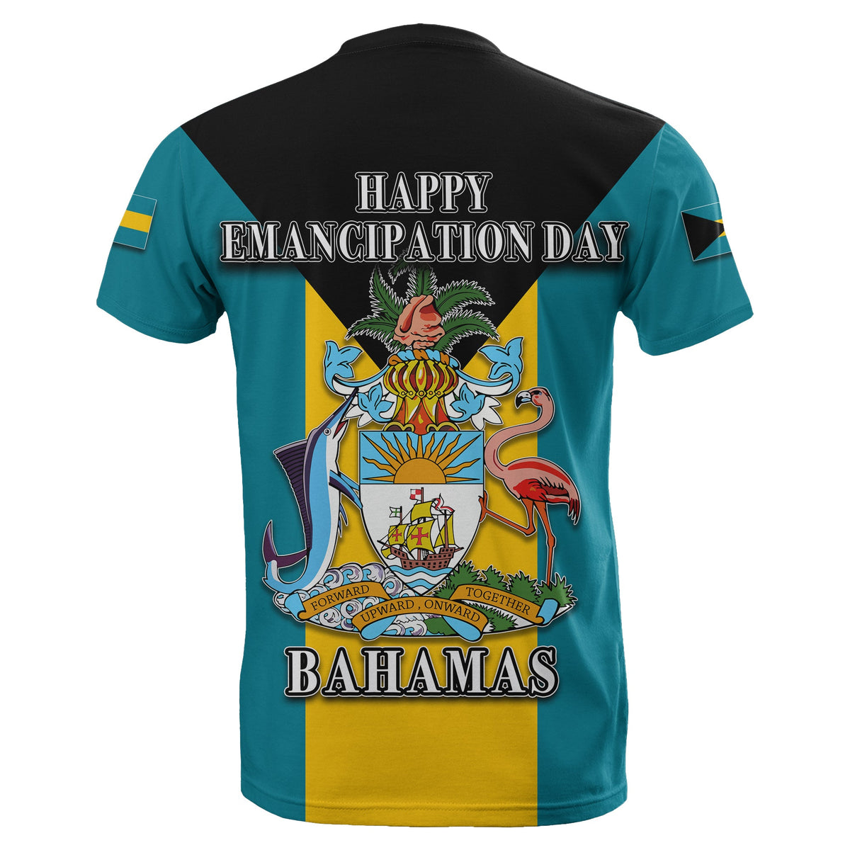 Bahamas Emancipation Day T Shirt Freedom Lt6 - Wonder Print Shop