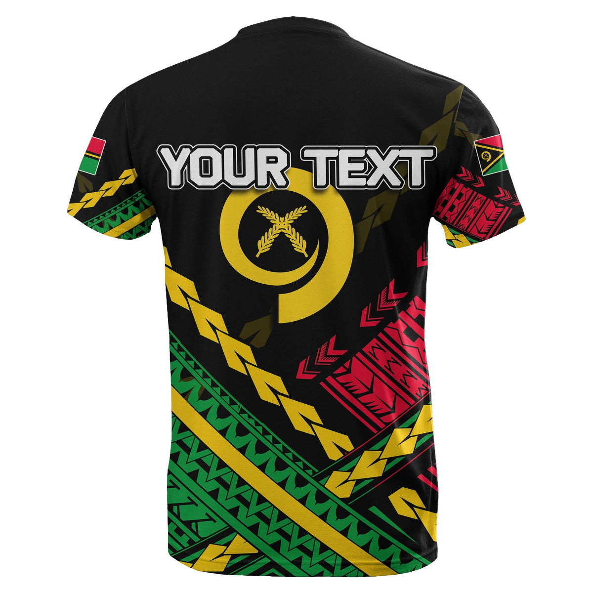 Custom Vanuatu T Shirt Polynesian Style No.2 LT6 - Wonder Print Shop