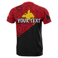 Custom Papua New Guinea T Shirt Patterns With Flag LT6 - Wonder Print Shop