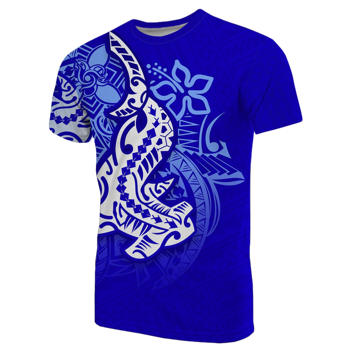 Custom Polynesian T Shirt Hammerhead Shark LT6 - Wonder Print Shop