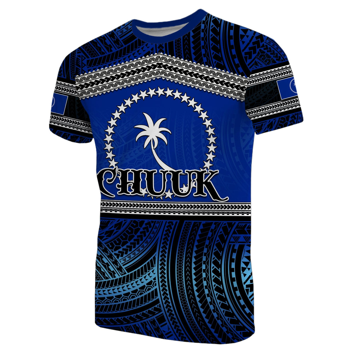 Custom Chuuk T Shirt Polynesian Patterns LT6 - Wonder Print Shop