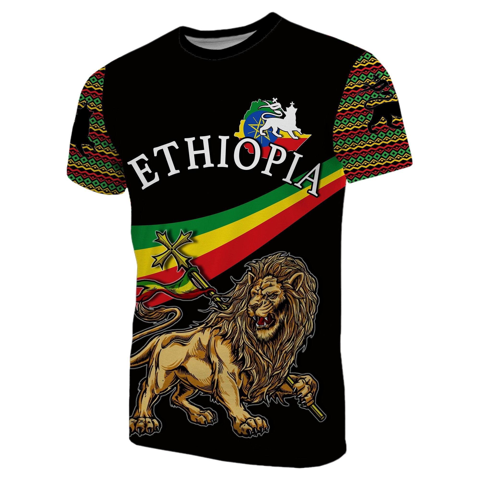 ethiopia-t-shirt-lion-of-judah-flag