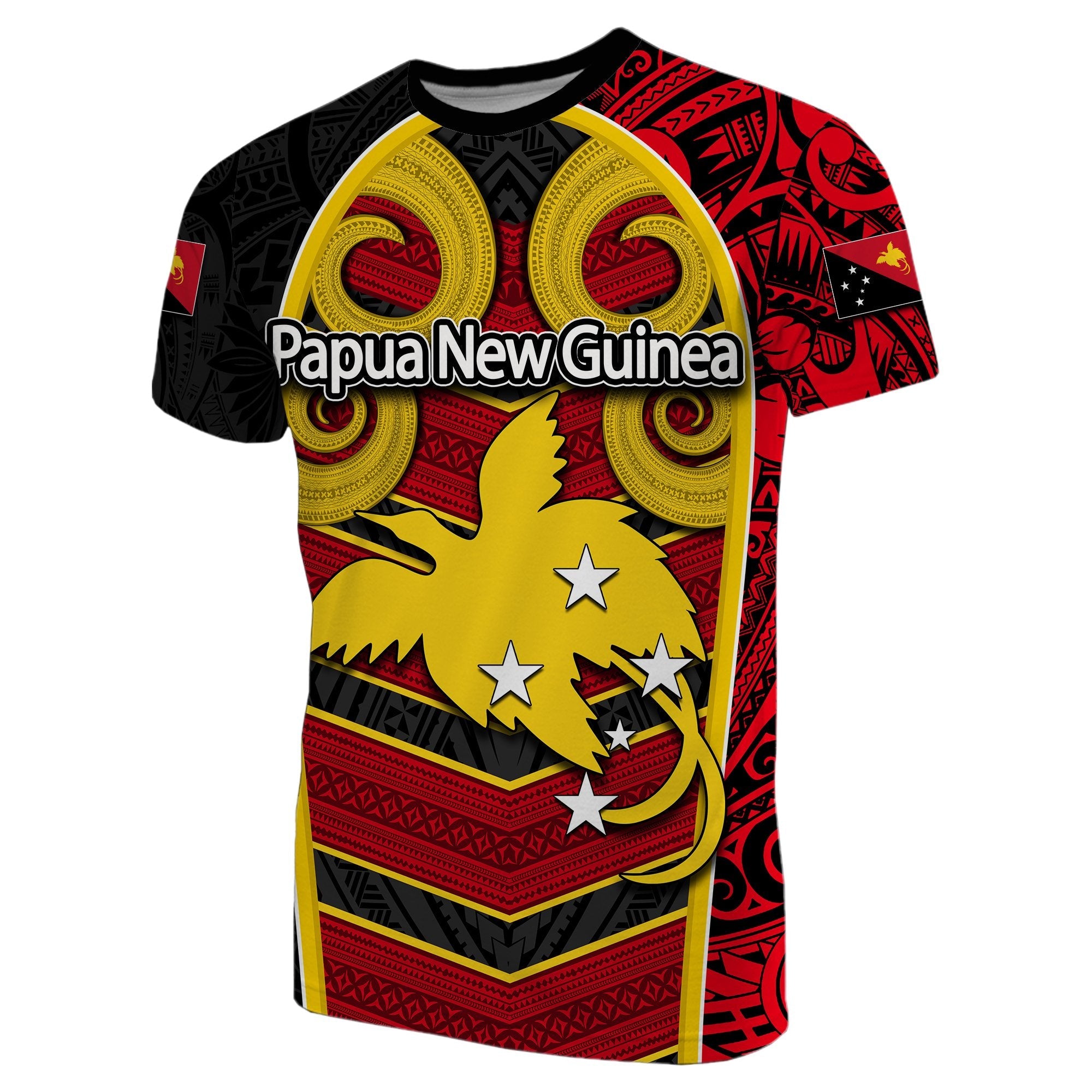 Custom Papua New Guinea T Shirt Independence Day Special Style LT6 - Wonder Print Shop