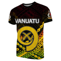 Custom Vanuatu T Shirt Polynesian Style LT6 - Wonder Print Shop