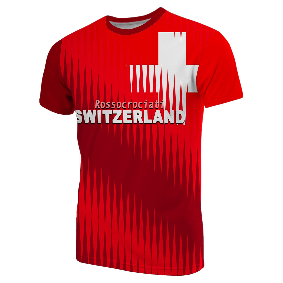 Custom Switzerland Football T Shirt Rossocrociati LT6 - Wonder Print Shop