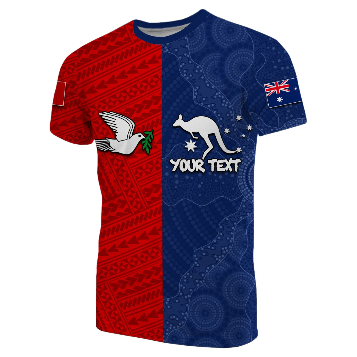 Custom Kalapu Fofoanga Robinvale T Shirt Half Style LT6 - Wonder Print Shop