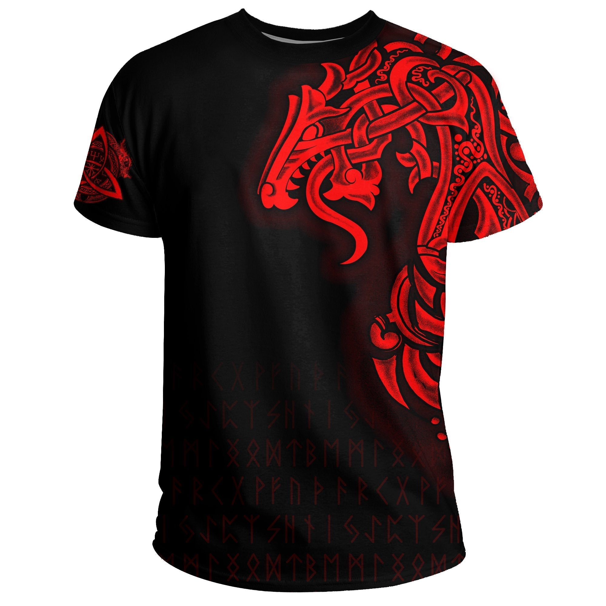 Viking T Shirt, Best Jormungand Tattoo Style RLT12 - Wonder Print Shop