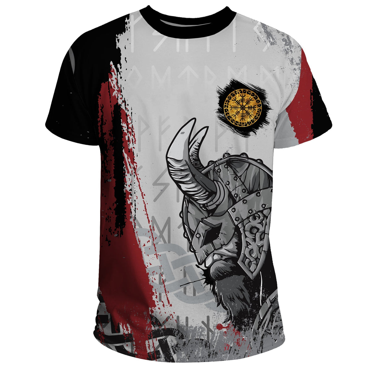 Viking Vikings T Shirt Viking Warrior RLT12 - Wonder Print Shop