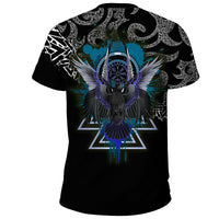 Viking Vikings T Shirt Raven Of Odin RLT12 - Wonder Print Shop