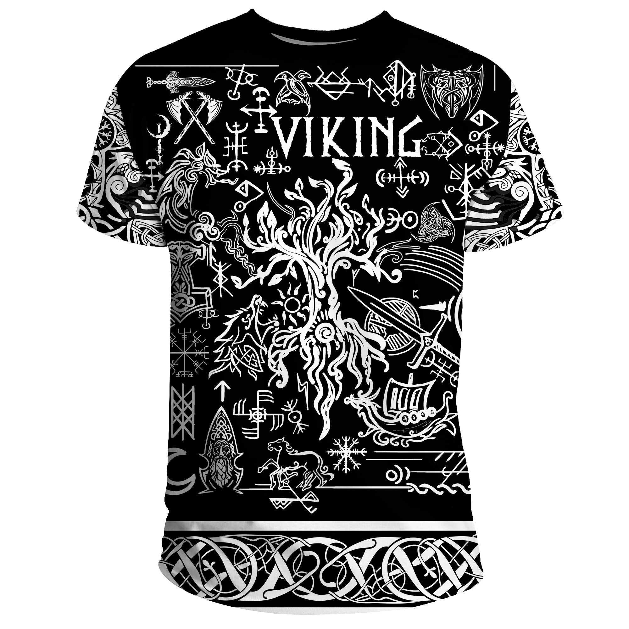 Viking T Shirt Symbol RLT12 - Wonder Print Shop