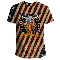 Viking T Shirt American Warrior Victorious RLT12 - Wonder Print Shop