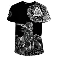 Viking T Shirt Sleipnir Odin RLT12 - Wonder Print Shop