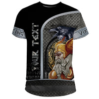 Custom Viking T Shirt Odin Style Armor RLT12 - Wonder Print Shop