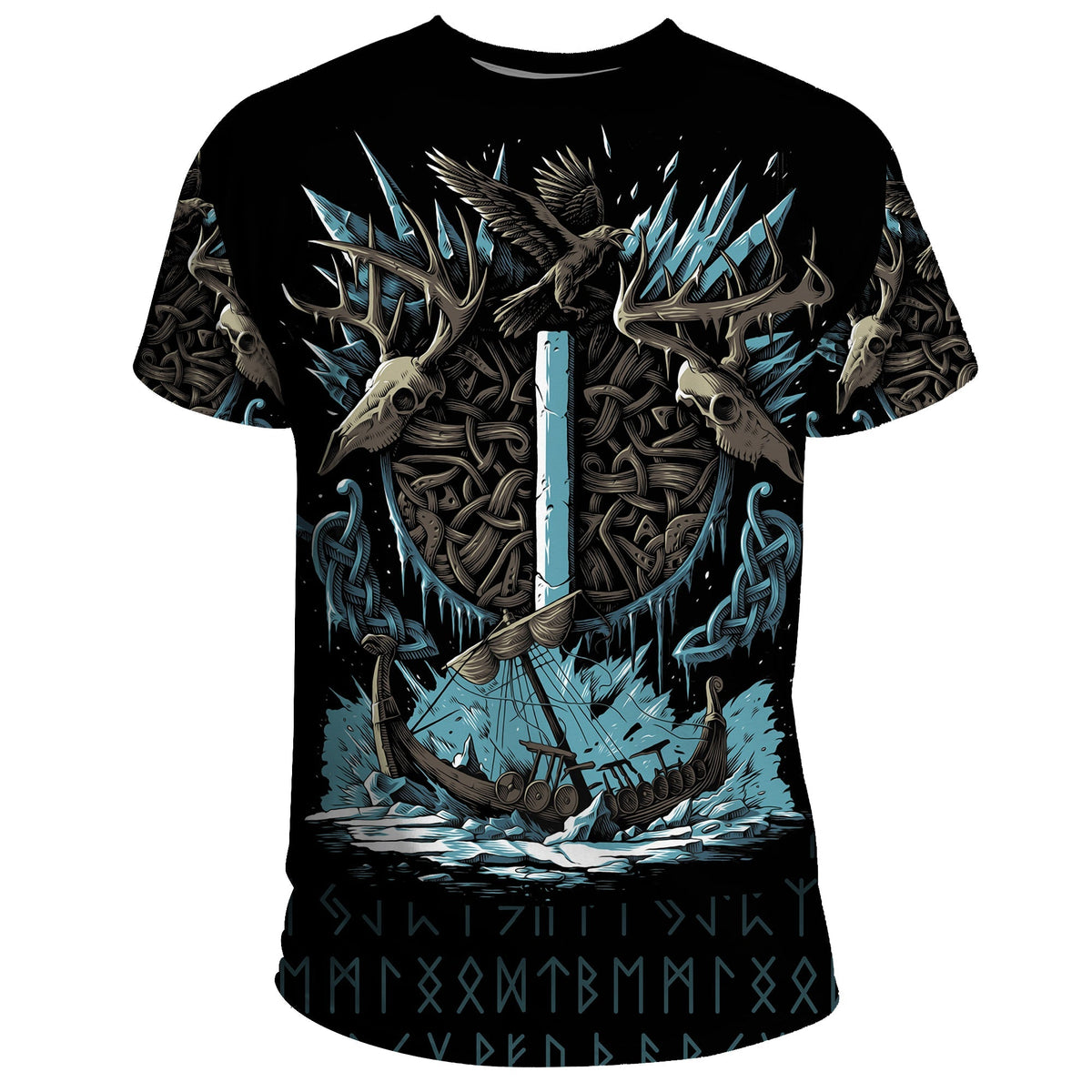 Viking T Shirt Isaz Rune RLT12 - Wonder Print Shop