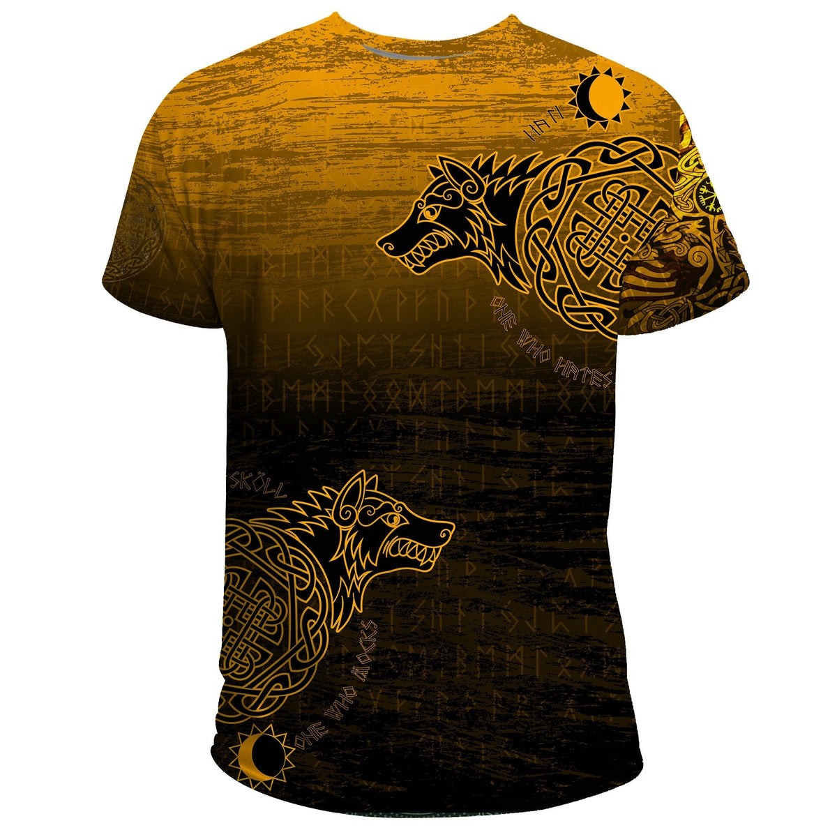 Viking T Shirt, Skoll and Hati RLT12 - Wonder Print Shop