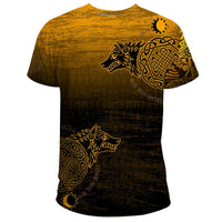 Viking T Shirt, Skoll and Hati RLT12 - Wonder Print Shop