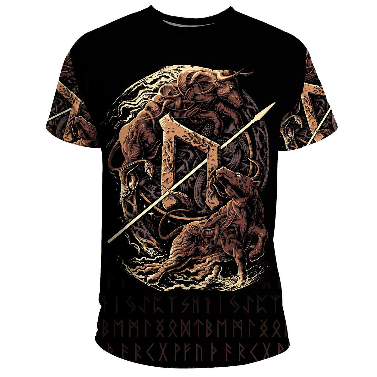 Viking T Shirt Uruz Rune RLT12 - Wonder Print Shop