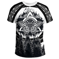 Viking Butterfly Style Celtic Of Pine Forest T Shirt RLT12 - Wonder Print Shop