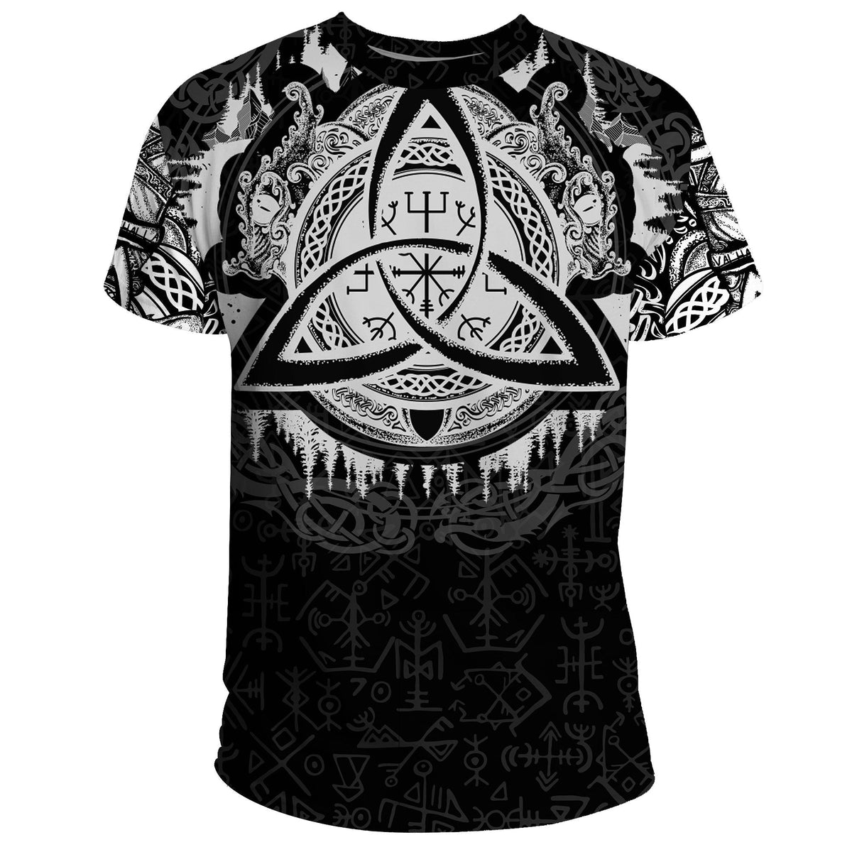 Viking T Shirt Dragon Celtic RLT12 - Wonder Print Shop