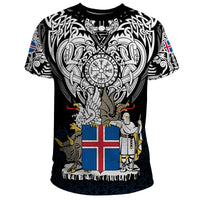 Viking T Shirt Iceland Viking Symbol RLT12 - Wonder Print Shop