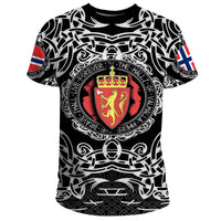 Viking T Shirt Norway Viking Pattern RLT12 - Wonder Print Shop