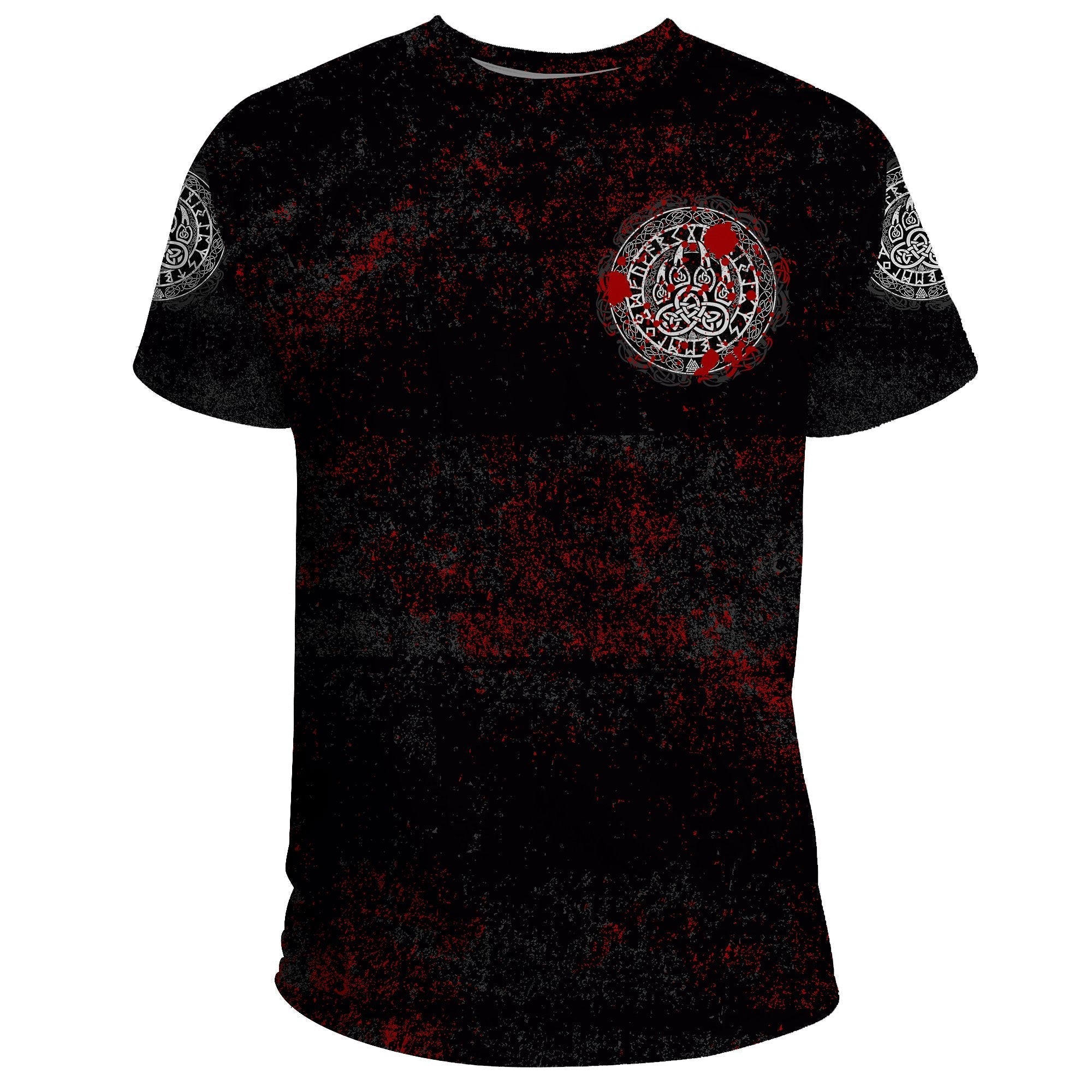 Viking T Shirt Viking Bear Claws Blood Tattoo RLT12 - Wonder Print Shop