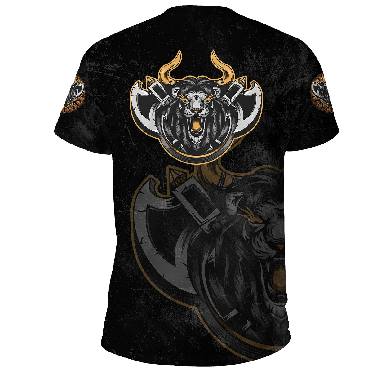 Custom Viking T Shirt Viking Lion A27 RLT12 - Wonder Print Shop