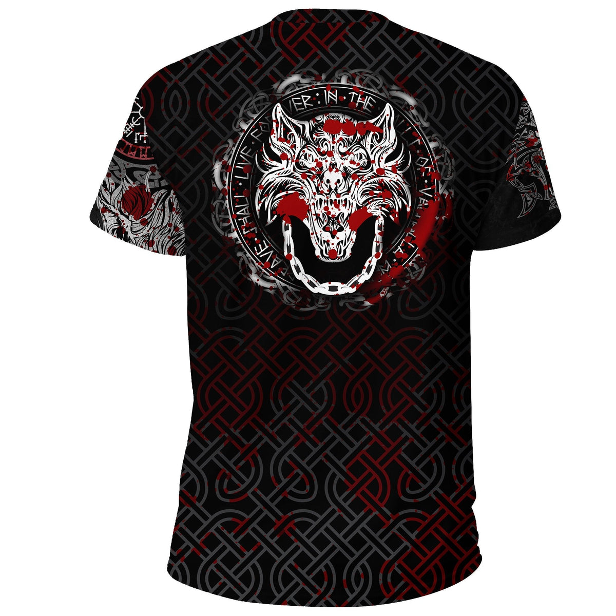 Viking T Shirt Fenrir Viking Blood 3D RLT12 - Wonder Print Shop