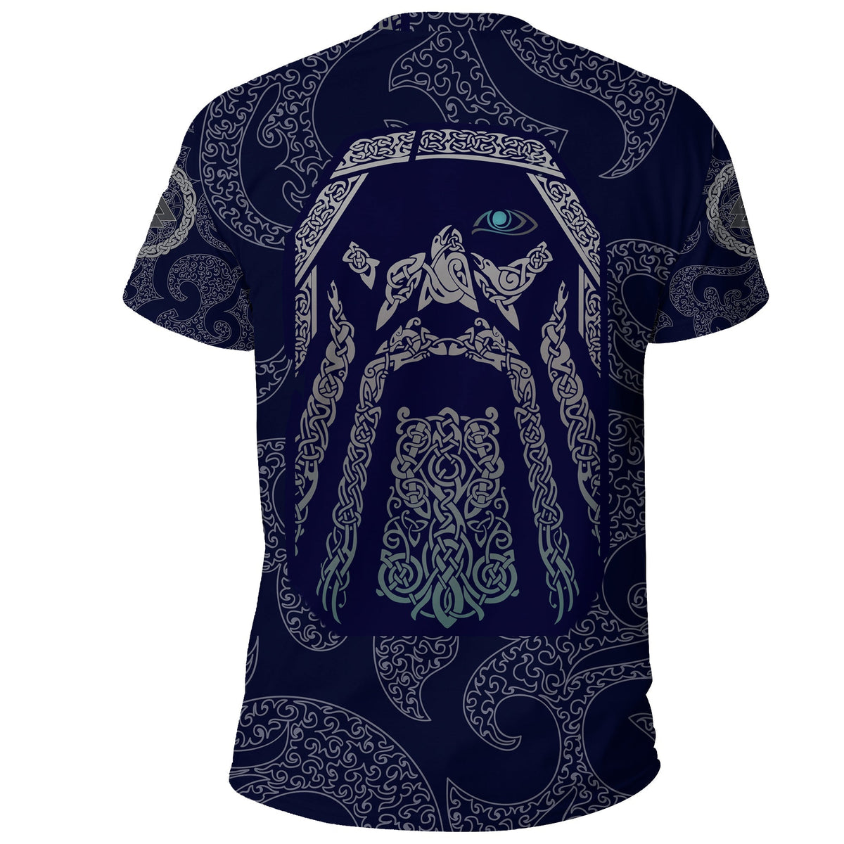Custom Viking T Shirt Odin God Tattoo RLT12 - Wonder Print Shop