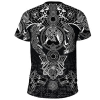 Viking T Shirt Fenrir and Skoll and Hati RLT12 - Wonder Print Shop