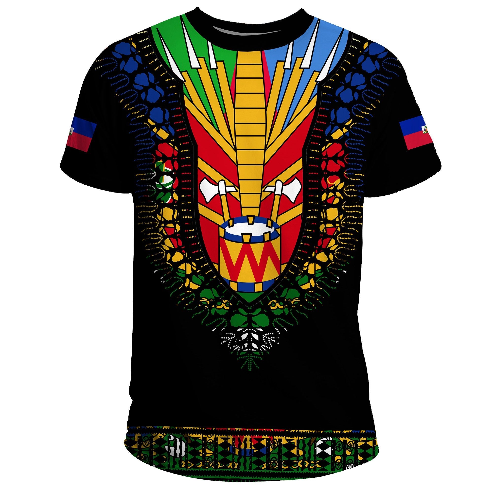 haiti-t-shirt-dashiki-pattern