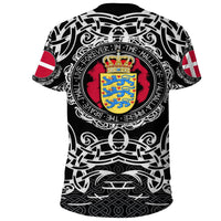 Viking T Shirt Denmark Viking Pattern RLT12 - Wonder Print Shop