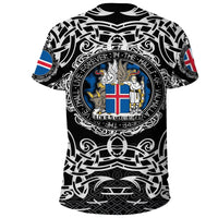 Viking T Shirt Iceland Viking Pattern RLT12 - Wonder Print Shop