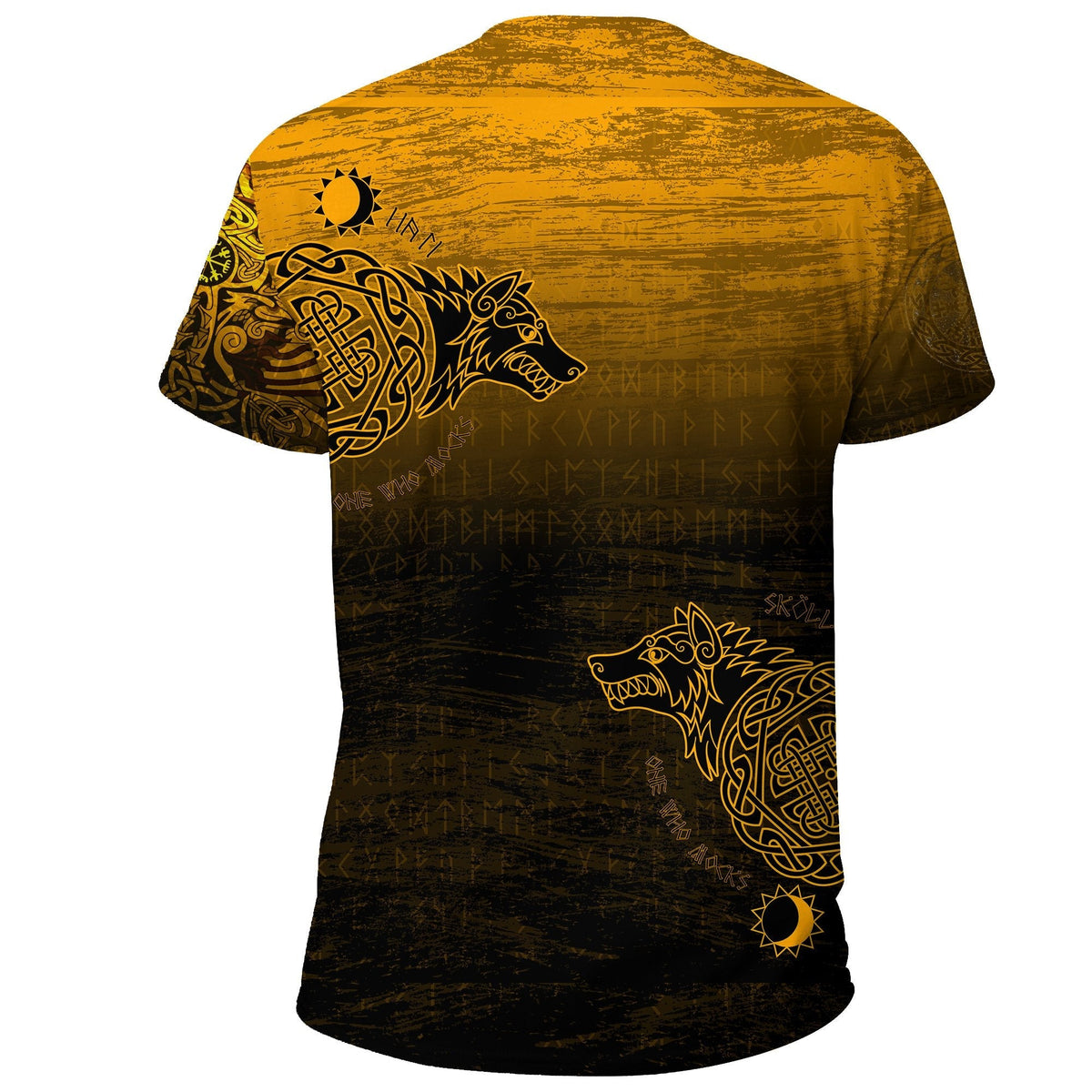 Viking T Shirt, Skoll and Hati RLT12 - Wonder Print Shop