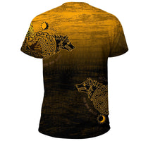 Viking T Shirt, Skoll and Hati RLT12 - Wonder Print Shop