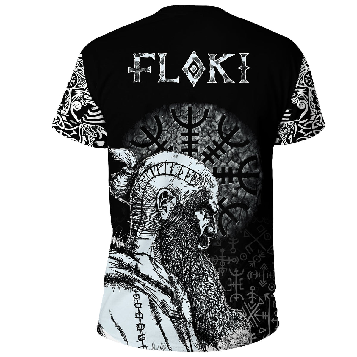 Viking T Shirt Floki RLT12 - Wonder Print Shop
