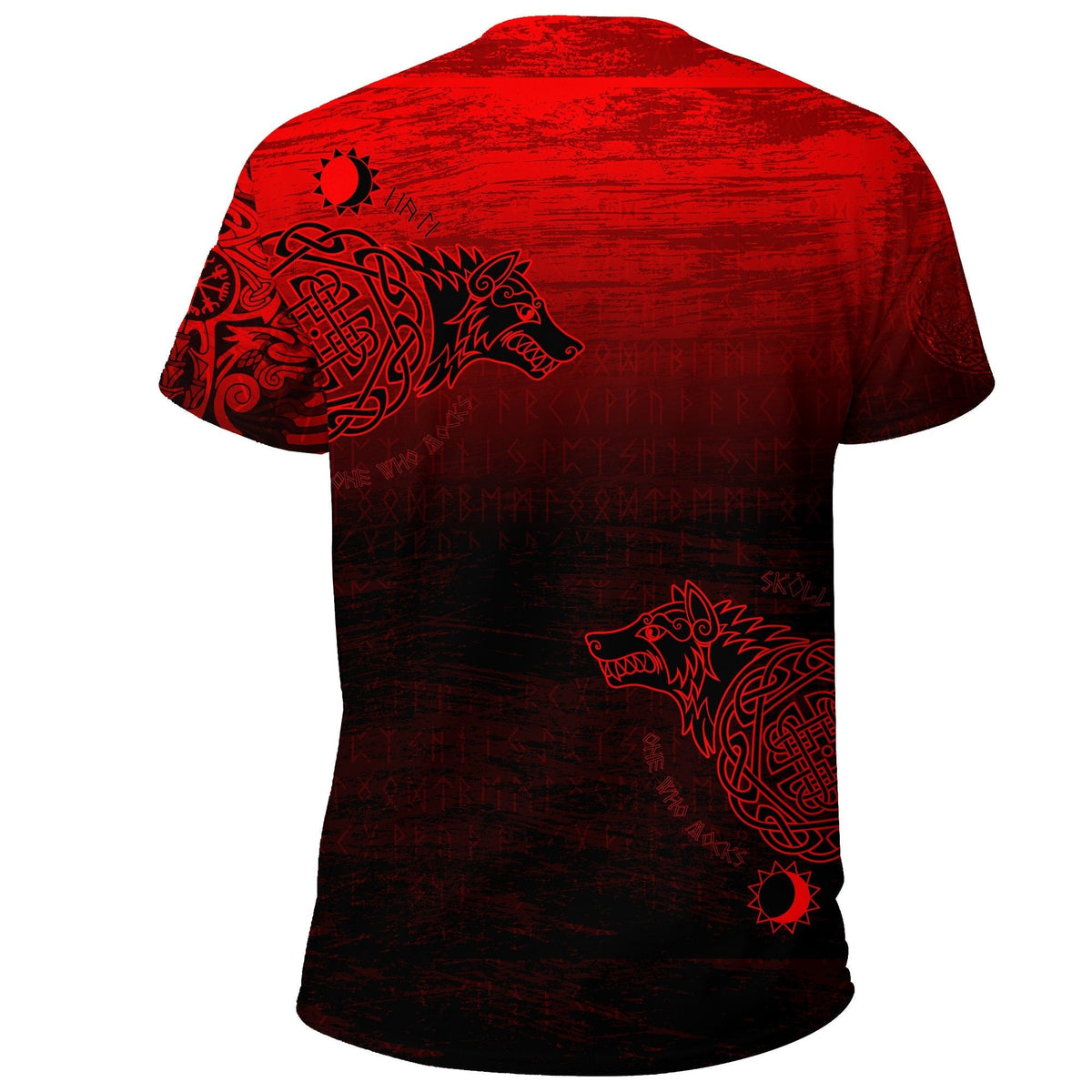 Viking T Shirt, Skoll and Hati RLT12 - Wonder Print Shop