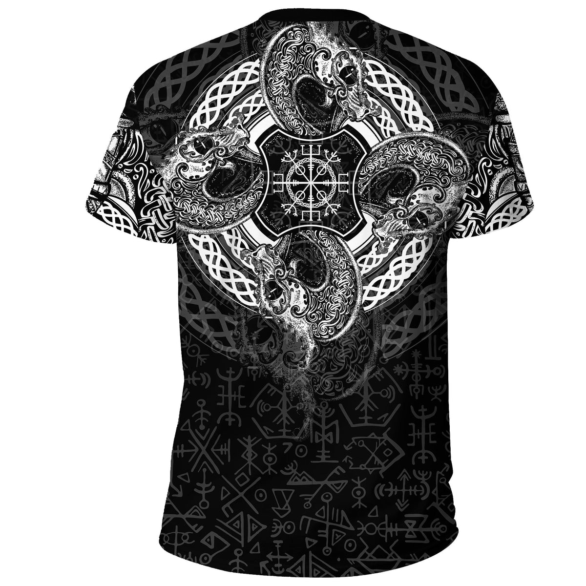 Viking T Shirt Dragon Celtic RLT12 - Wonder Print Shop