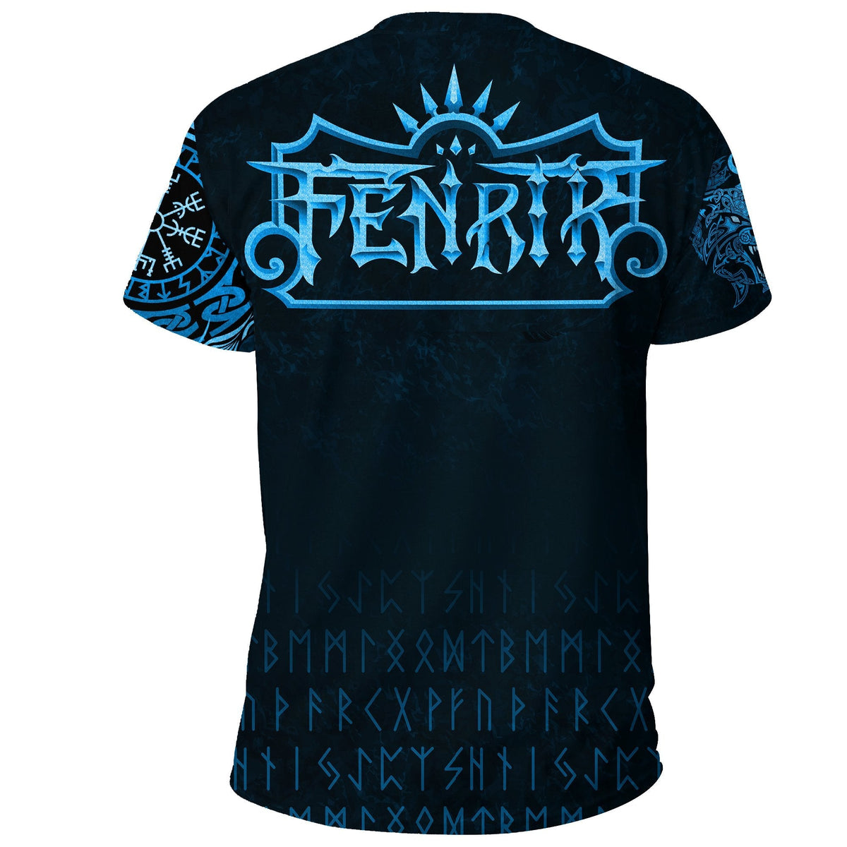 Viking T Shirt, Fenrir Wolf RLT12 - Wonder Print Shop